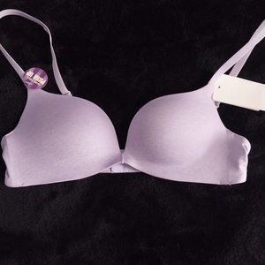 Wacoal Wireless Push-up Lavender Bra